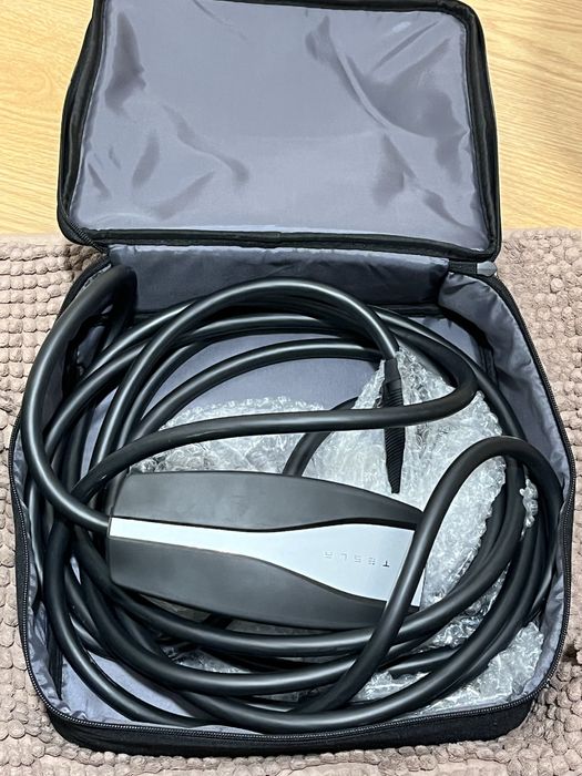 Carregador TESLA original Novo Bolsa e adaptador doméstico