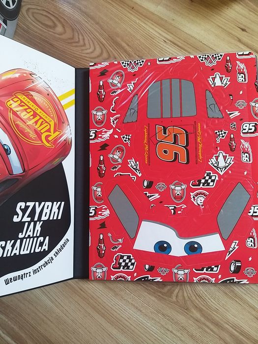 Dzień dziecka Nowa książka Model Zygzak Auta Disney  mcqueen