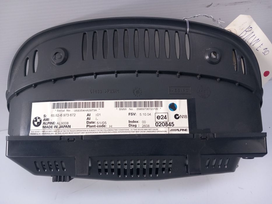 Display ecrã multimédia multifunções display GPS BMW E90