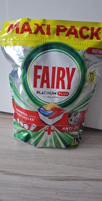 2 opakowania tabletek Fairy Platinum Plus,