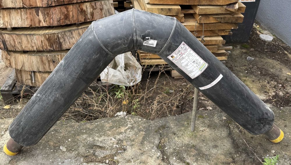 Rura preizolowana kolano 90  stopni, 160/80 , Polska , nowe