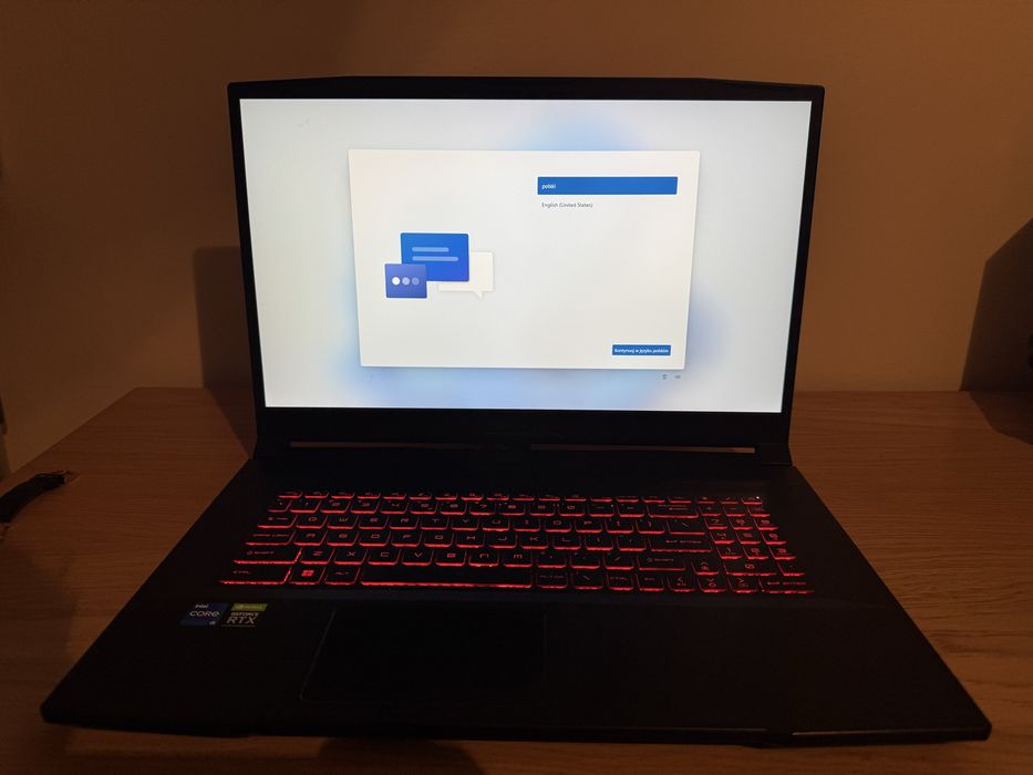 MSI Katana GF76 17" | i5 11.gen | RTX 3050 | 16GB RAM | Zadbany