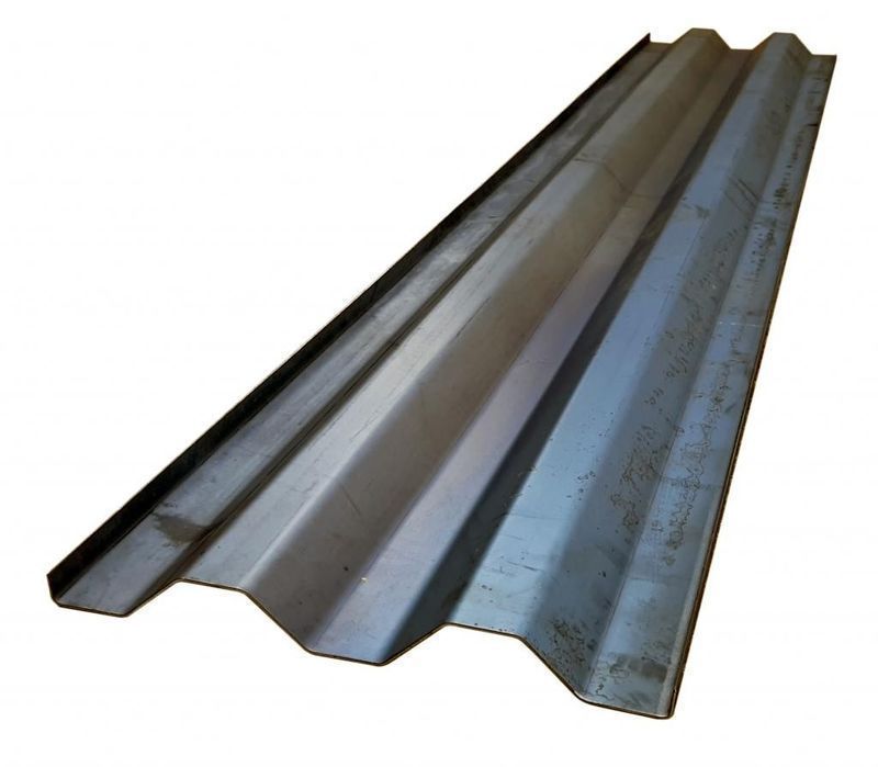Blacha 2 mm profilowana duży trapez długość 250 cm wysokość 40 cm