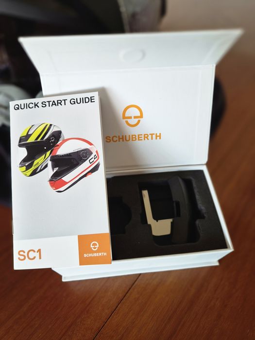 Capacete Schuberth C4 pro com Sc1 advanced