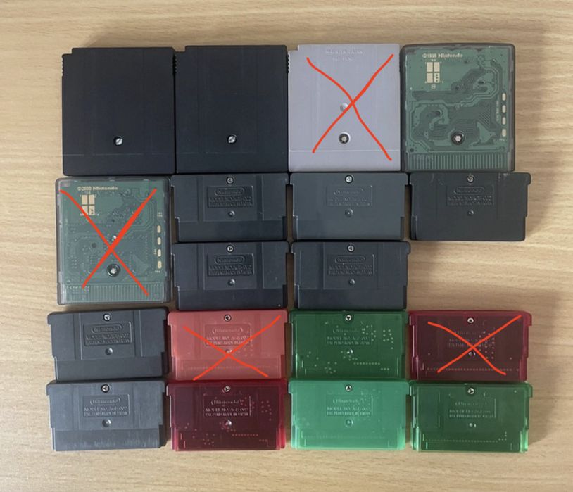 Lote de jogos GameBoy (GB / GBC / GBA)