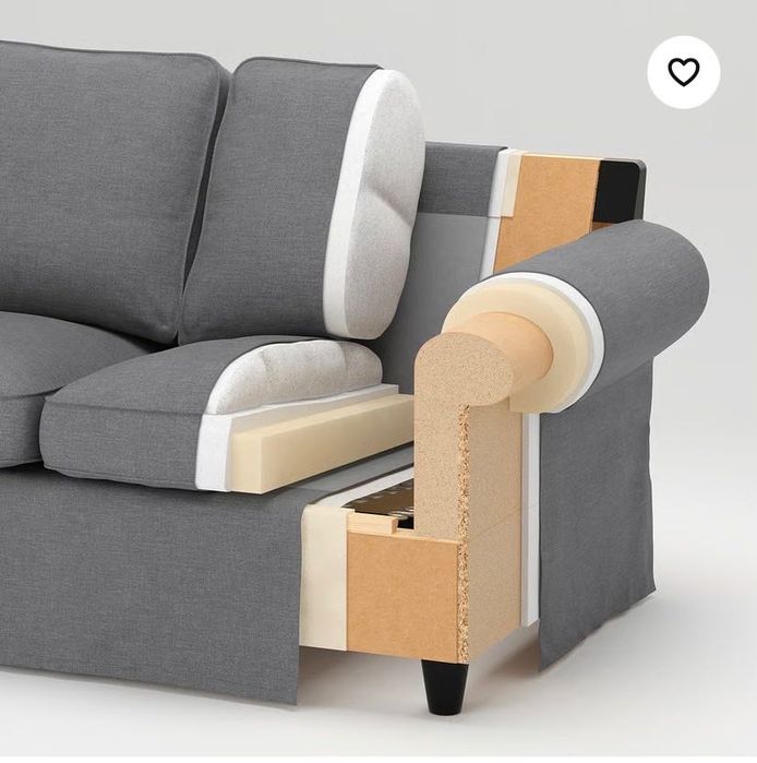 Estrutura de Sofá IKEA - EKTORP (sem as capas)