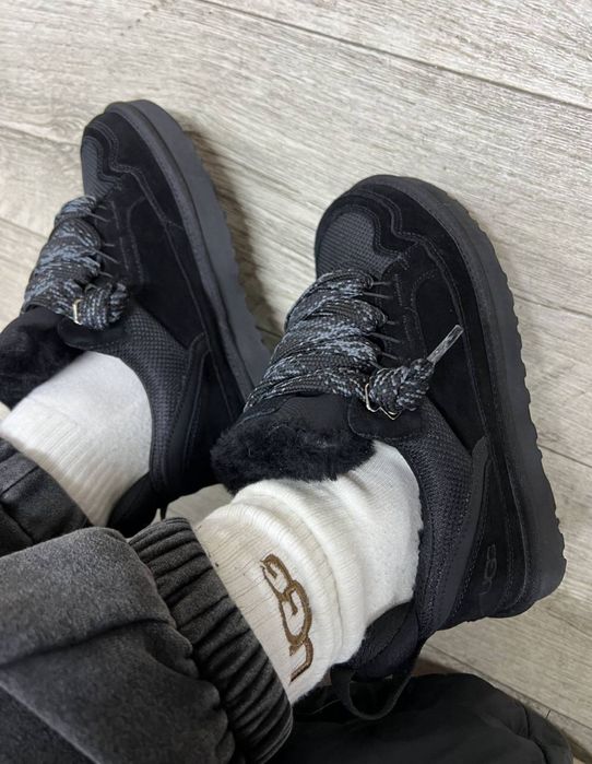 ‼️РОЗПРОДАЖ‼️Кросівки UGG Lowmel / уги угі угг кеди ловмел чорні