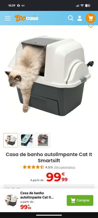 WC automático gato