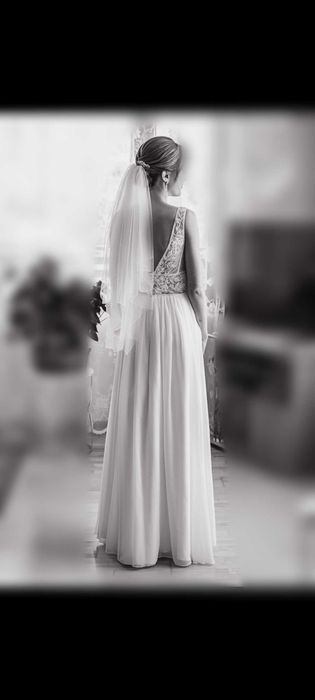 Sprzedam suknię ślubną rozmiar XS