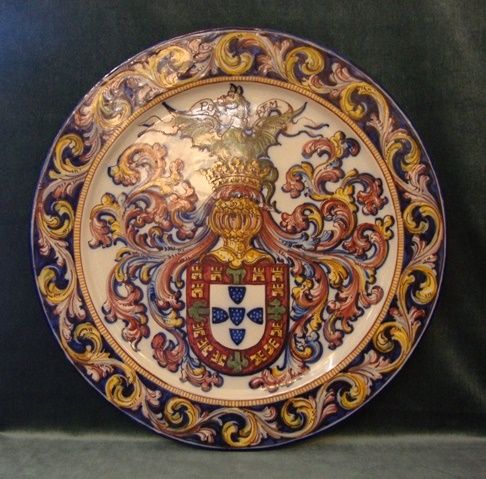 Prato fundo antigo em faiança do Ratinho