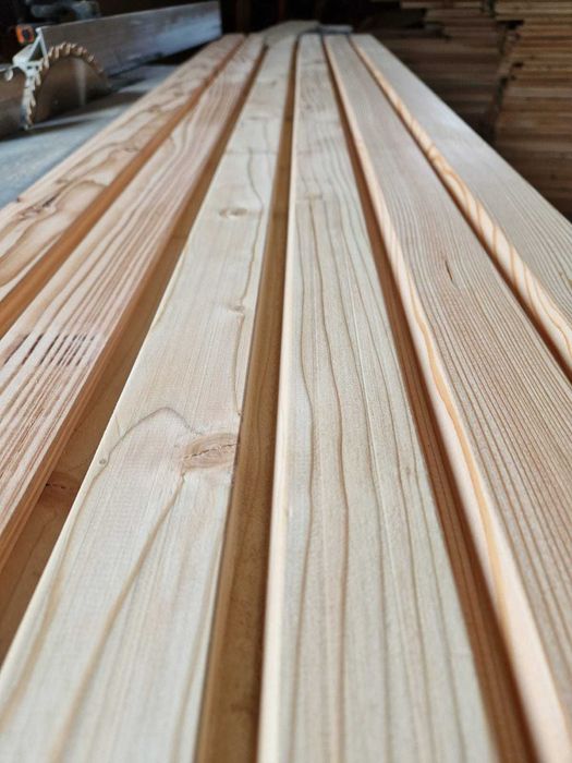 Deska elewacyjna DUO ROMB - Modrzew,  28mm x 135mm