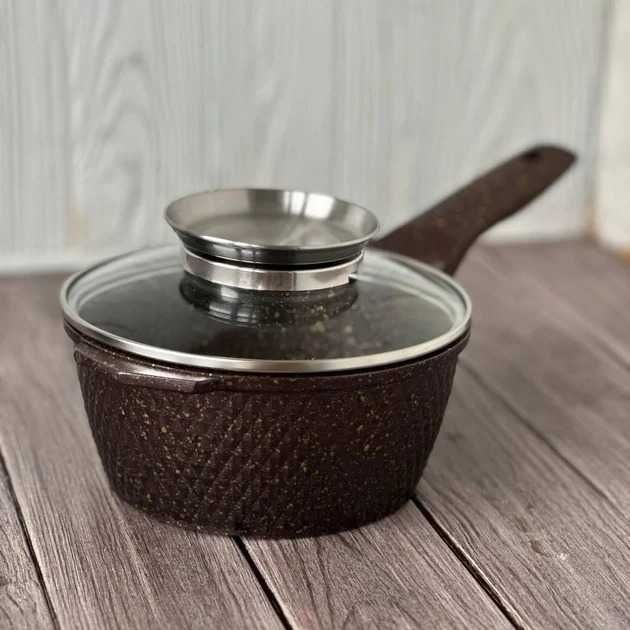 Набор посуды каструль с гранитным антипригарным покрытием 7️⃣ предмет.