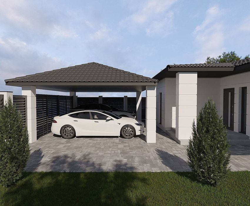 Одноэтажный дом с террасой‼️ Червонный Хутор! Рассрочка 18 месяцев!