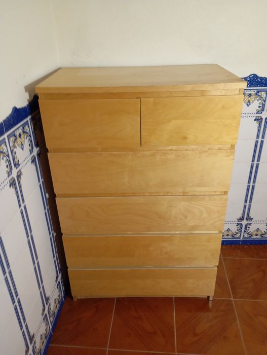 Cómoda de 6 gavetas