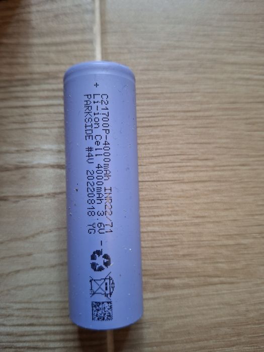 4 Células 21700 High-Drain (Parkside Performance Smart)