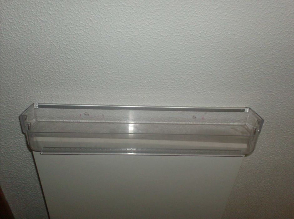 3 Prateleiras de plástico transparente