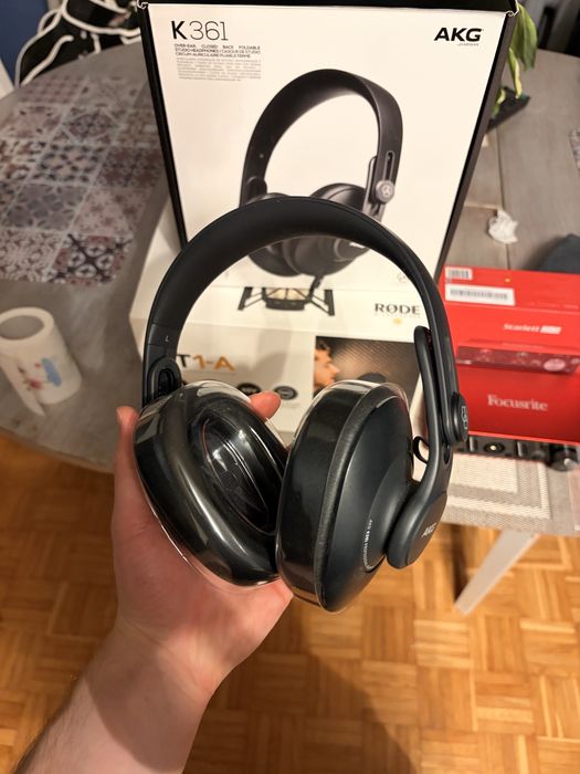 Rode NT-1, AKG K-361, Focusrite Scarlett 2i2 3rd Gen (Zestaw!)