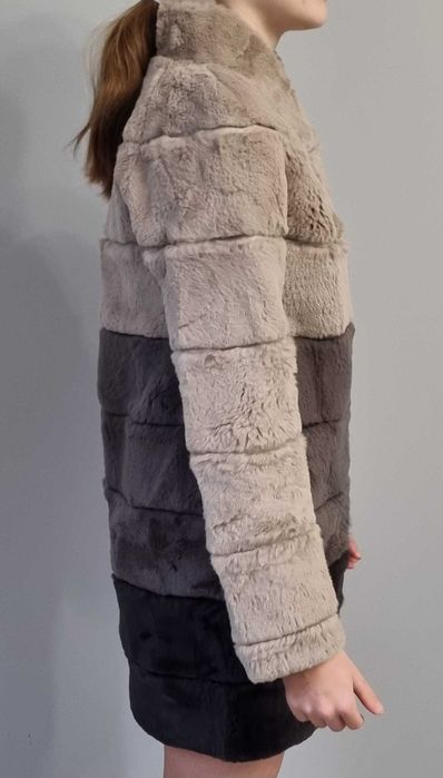 Ochnik naturalne futro z królika rozmiar XS