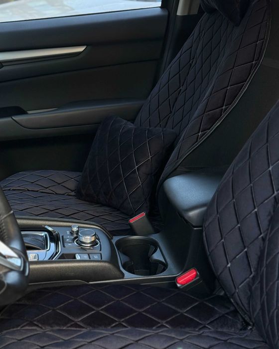 Premium накидки на сидіння авто / 3D ромб Алькантара
