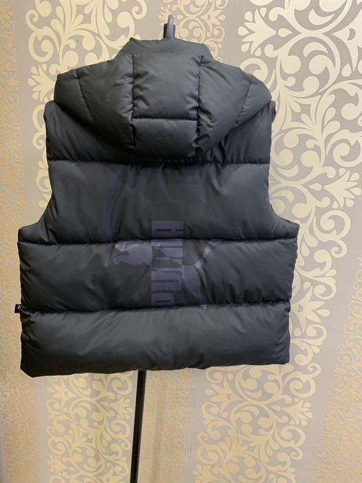 Пуховой Жилет  Безрукавка PUMA  98-152 ростЖенский Р XS-XXL,