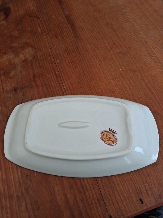 Travessa Porcelana Depos T. Limoges - Pintada à Mão