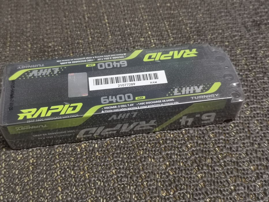 Lipo 2s 6400 LiHv Turnigy Rapid