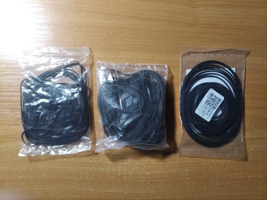 Пасики для касетних дек/магнітофонів/CD/вінілових програвачів