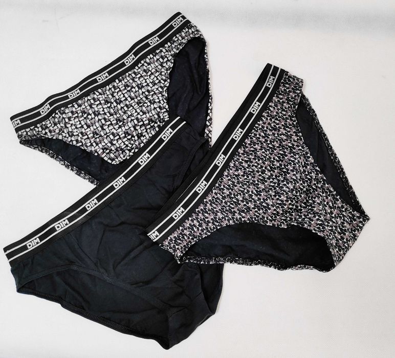 Slipy męskie bawełniane S DIM 1 majtki zestaw 3 sztuki
