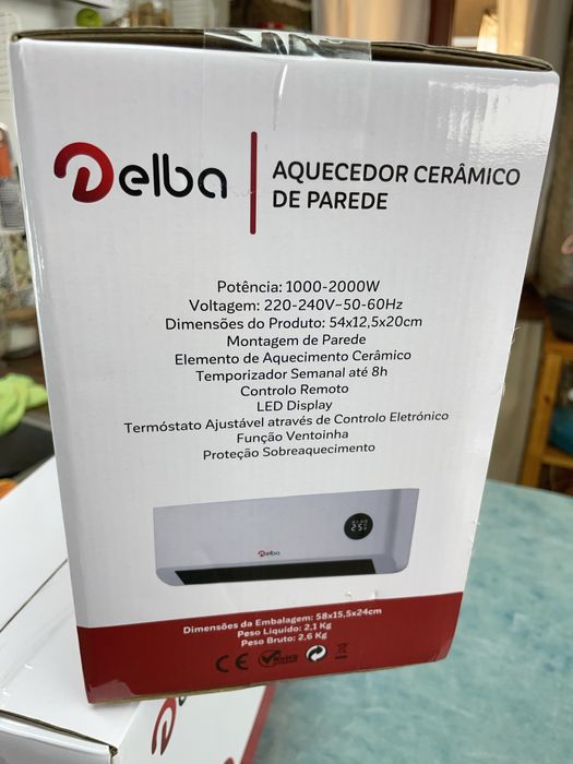 Aquecedor Ceramico Parede