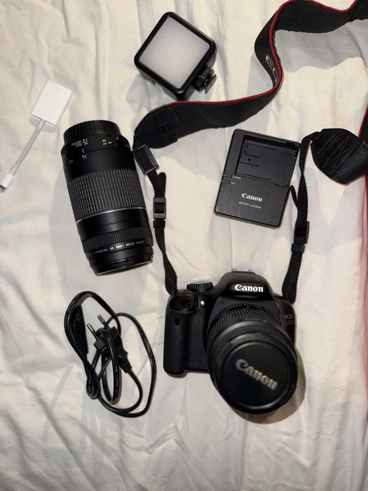 Canon 550D com duas lentes