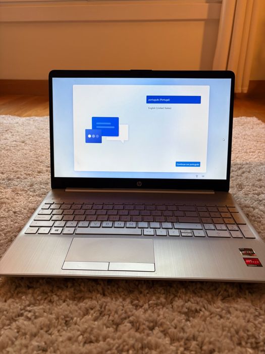 Portátil HP 15 Ryzen 3 | 8GB RAM | SSD 238GB | Bom estado