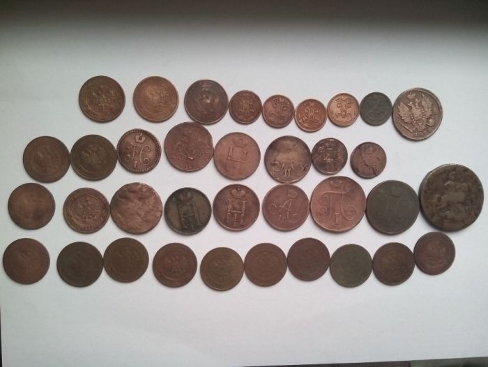 Продаю медную монету царской России 5 копеек 1770г.