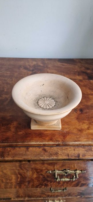 Gazon donica terakota Francja I pol. XXw. dekor bomboniera