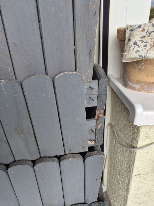 7 x Rustykalne drewniane solidne skrzynki na kwiaty balkonowe kolor sz