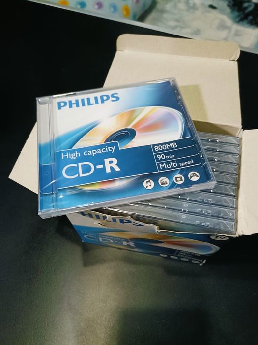 Pack de 10 CDs virgens imprimiveis com capa