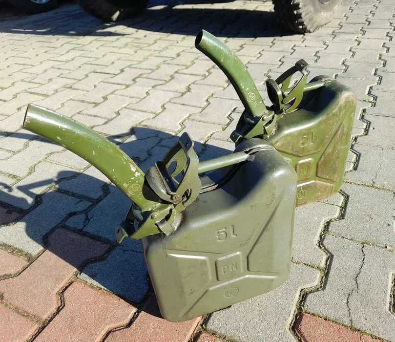 Kanister 20l metalowy stalowy demobil WP na paliwo