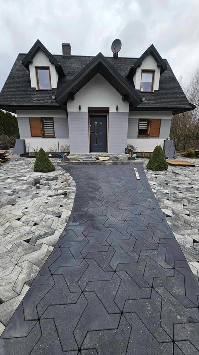 Usługi brukarskie Brukarstwo kostka brukowa Śląsk Będzin