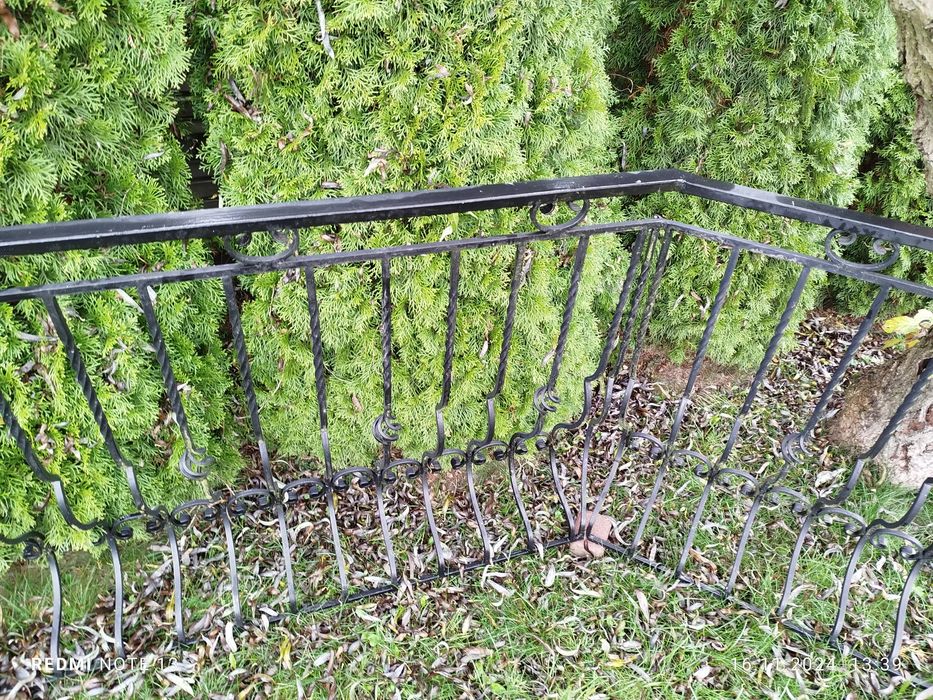 Balustrada stalowa elementy kute