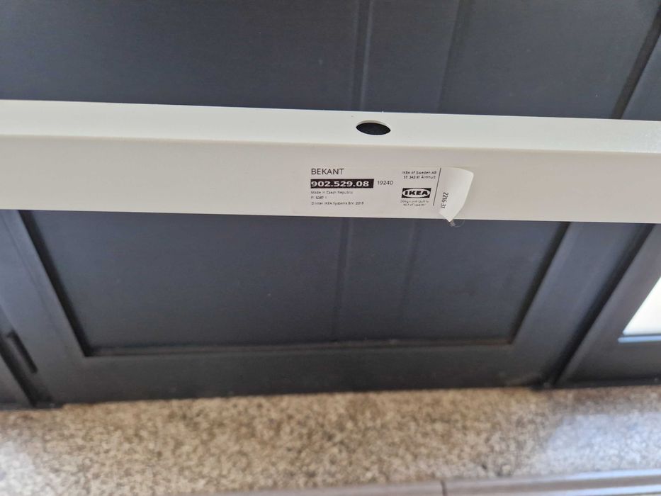 Estrutura de secretária em aço para tampo até 160*80