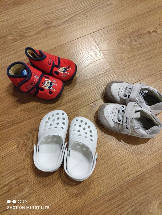 3 pares calçado tamanho 20 para bebé