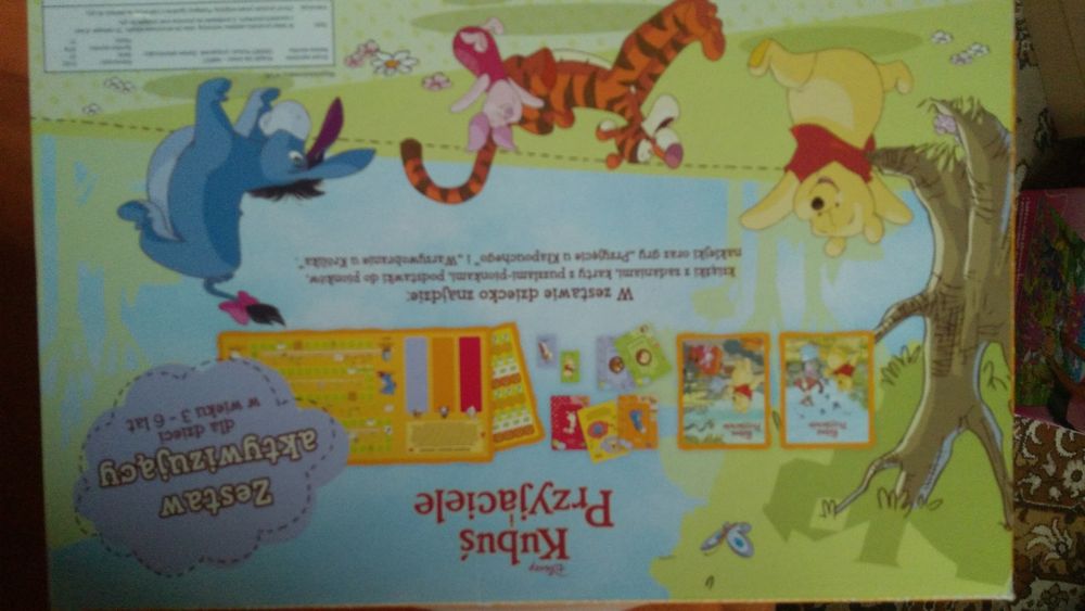 Puzzle i gra karciana Kubuś puchatek