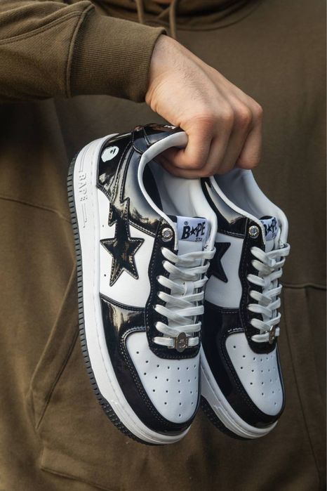 Buty Bape STA Patent Black 37-45 unisex trampki