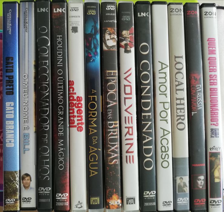 Dvds de filmes, vários. Lote de 49