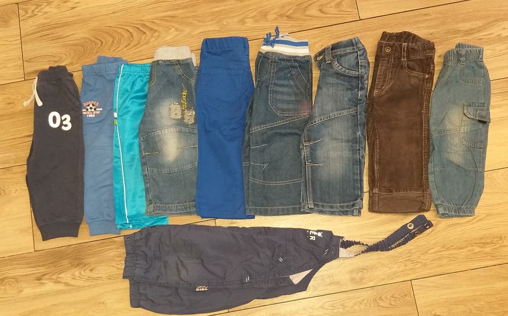 Ubranka dla chłopca r.80/86 30 sztuk