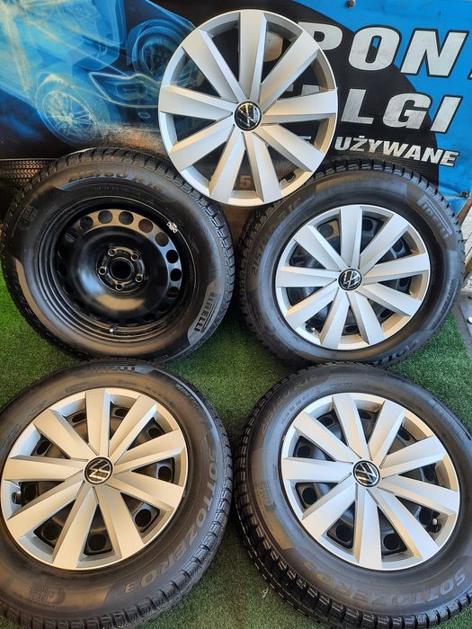 Koła zimowe 16 5×112 Vw T-ROC Scharan Passat Seat   Skoda Supeb Karoq 215/60/16 8mm 2024rok.
