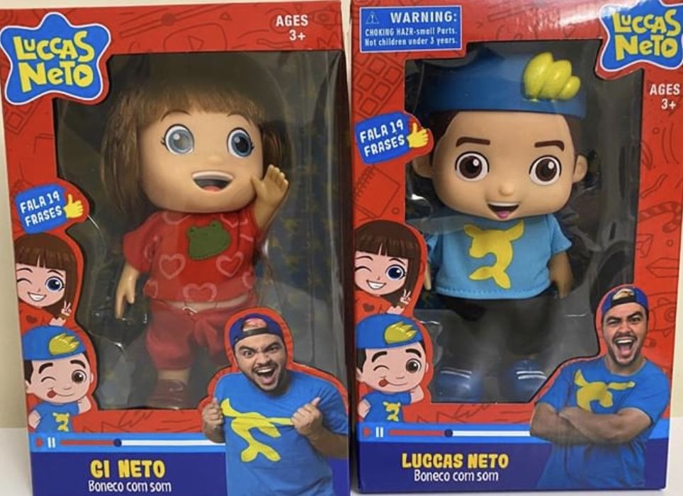 Giovanna e seu amigo Luccas Neto