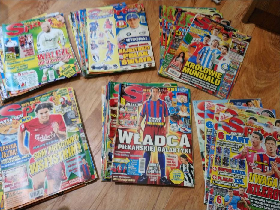 Czasopisma gazety Bravo sport Just Kick it! niezbędnik fifa karty euro