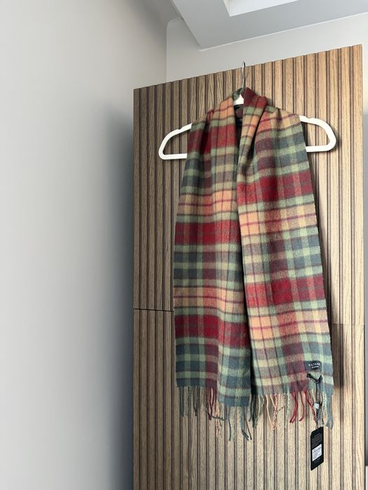 Kiltane of Scotland 100% Lambswool Szalik Krata Tartan Wełna Szkocja