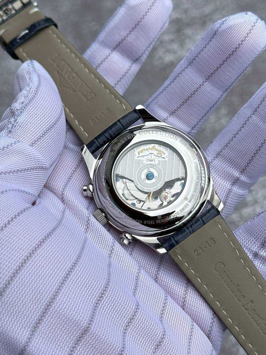 Швейцарські годинники Longines Master Collection Silver Blue