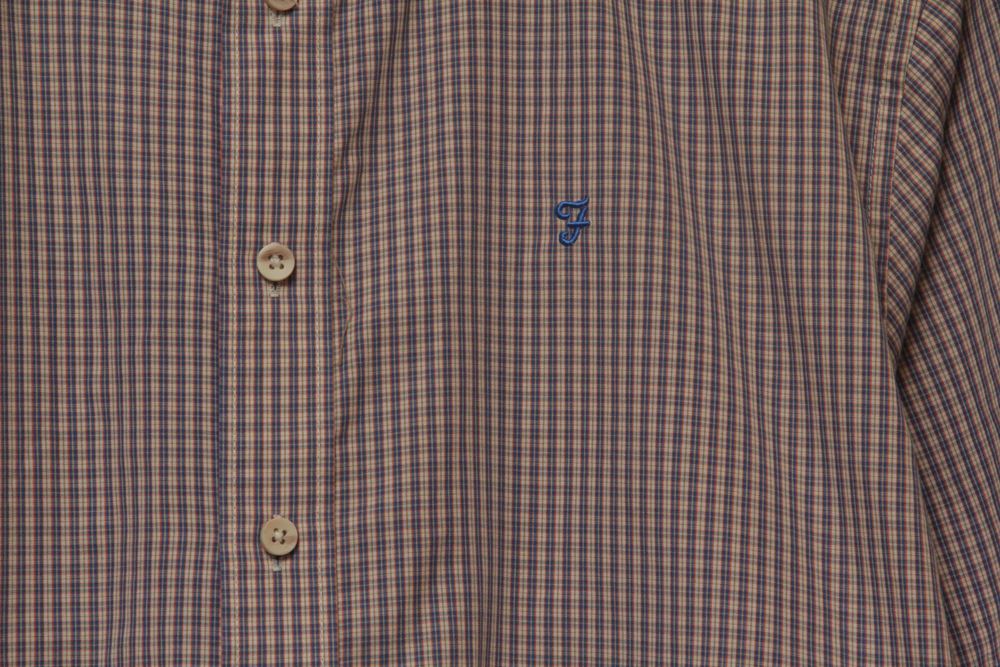 Farah рр M regular fit рубашка из хлопка 2-ply